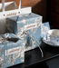 Vintage Blue Porcelain Mug Gift Set