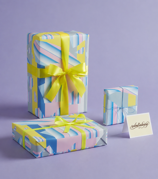 Fresh Minimal Gift Wrap Paper Set