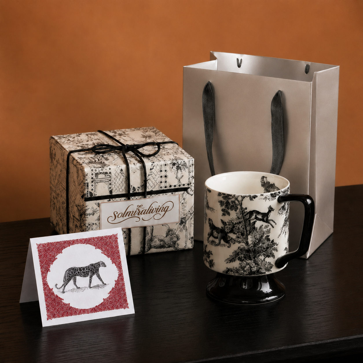 Light Luxury Retro Coffee Mug Gift Box