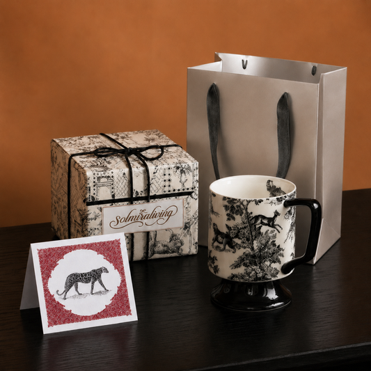 Light Luxury Retro Coffee Mug Gift Box
