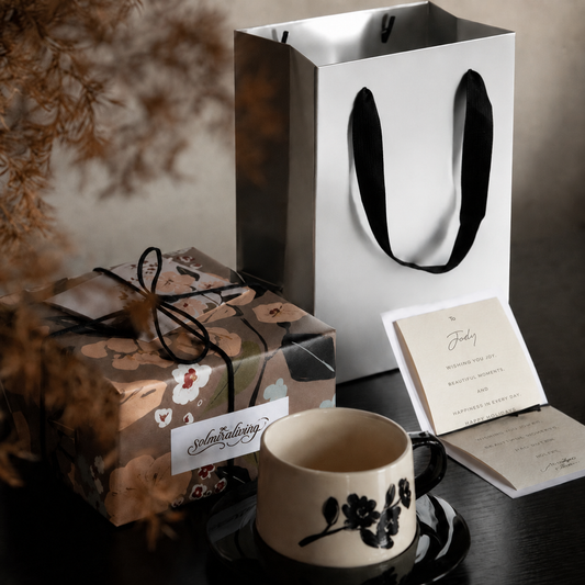 Elegant Retro Tea Coffee Cup Gift Set