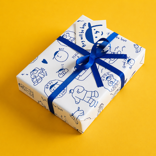 Creative Illustration Gift Wrap Set