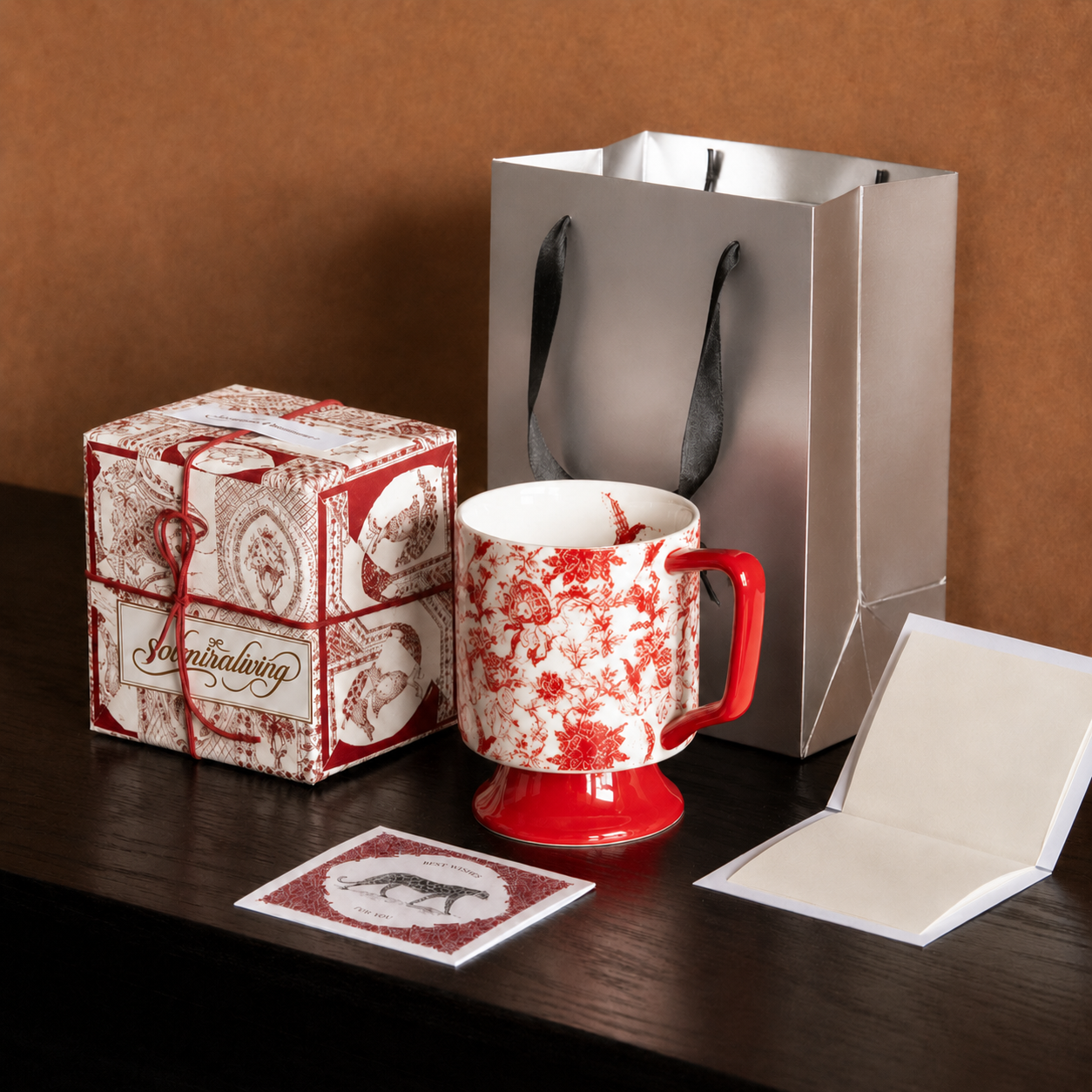 Light Luxury Retro Coffee Mug Gift Box