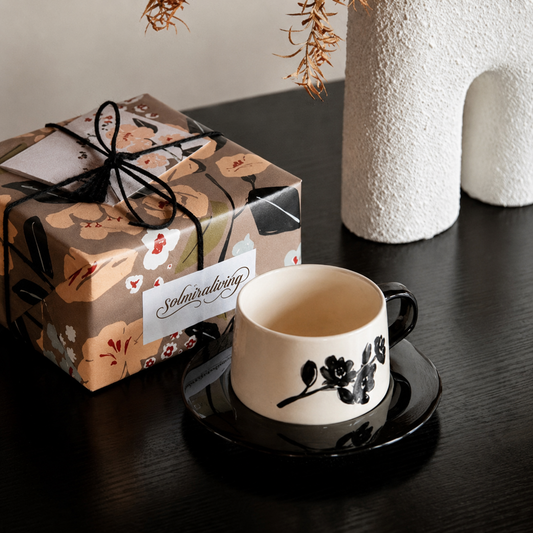Elegant Retro Tea Coffee Cup Gift Set