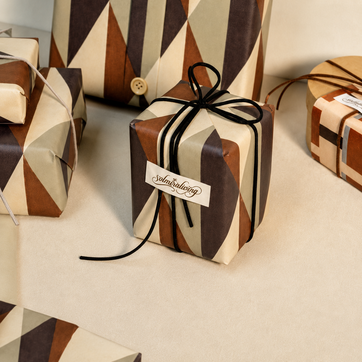 Men’s Retro Birthday Gift Wrap Paper