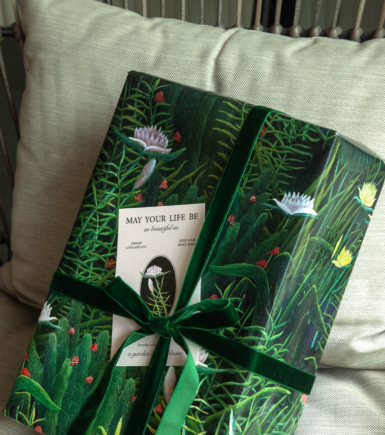 Classic Oil Painting Gift Wrap Paper Box