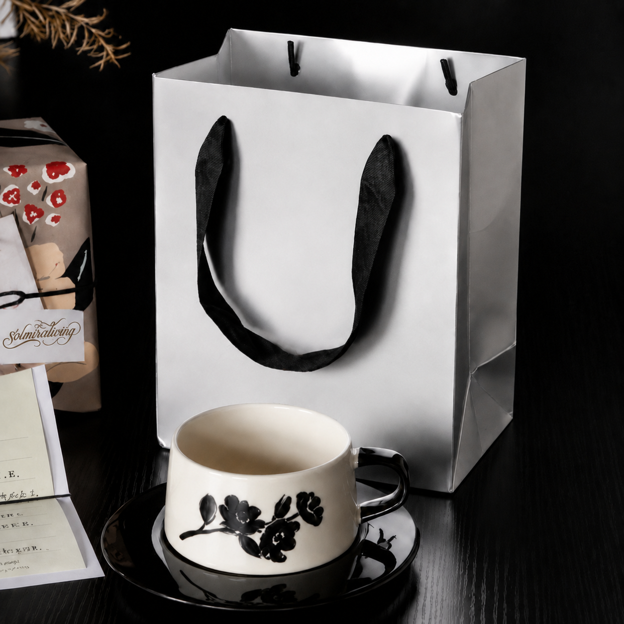 Elegant Retro Tea Coffee Cup Gift Set