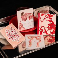 Elegant Folded Illustration Greeting Card