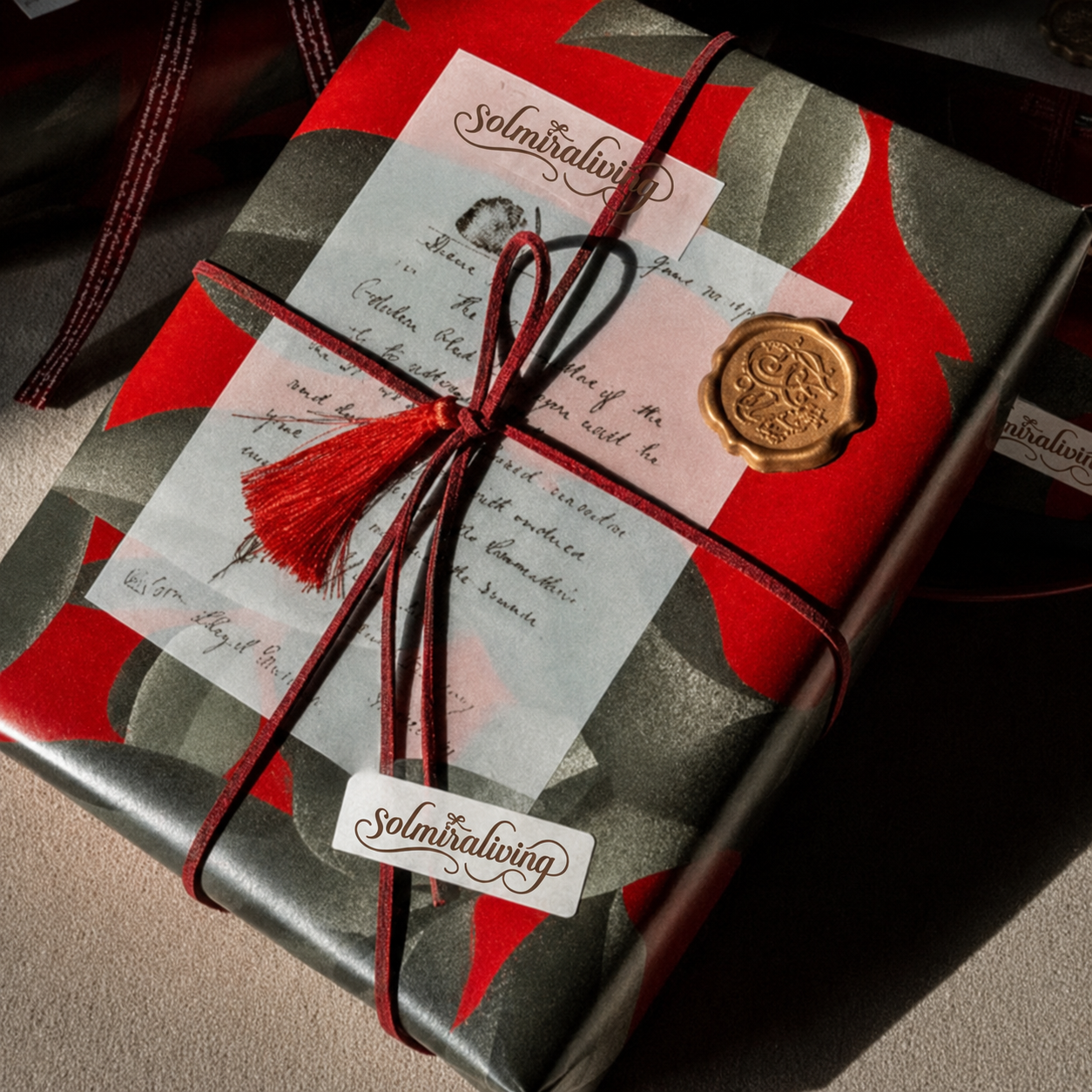 Festive Women’s Day Wedding Wrap Paper