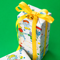 Cute Kids Birthday Gift Wrap Sheet