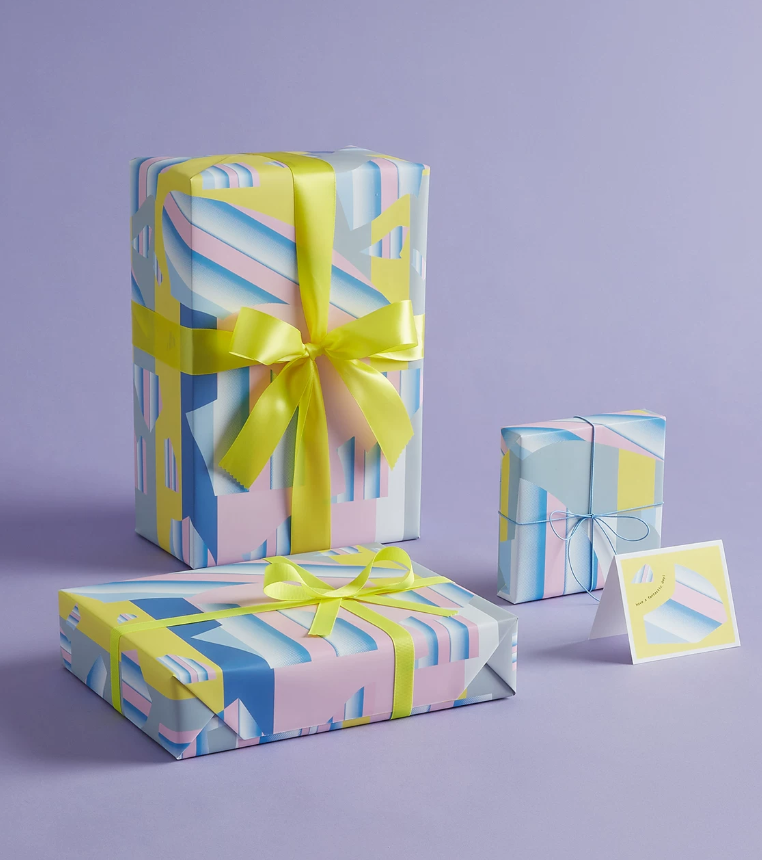 Fresh Minimal Gift Wrap Paper Set