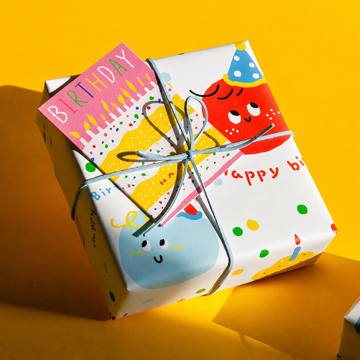 Cute Kids Birthday Gift Wrap Paper