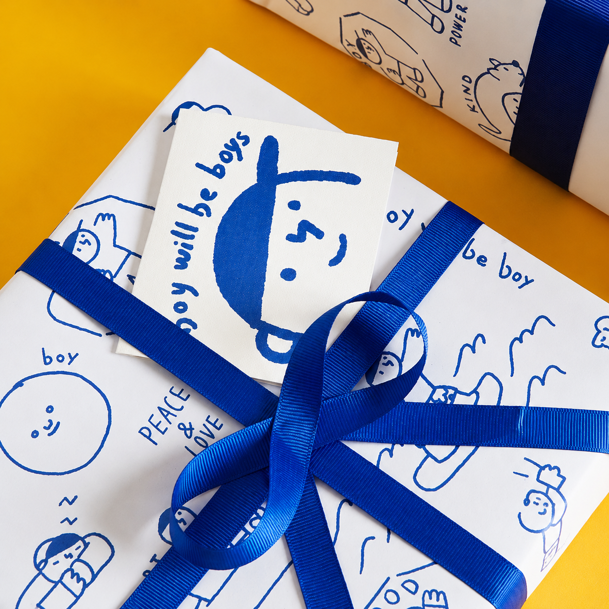 Creative Illustration Gift Wrap Set
