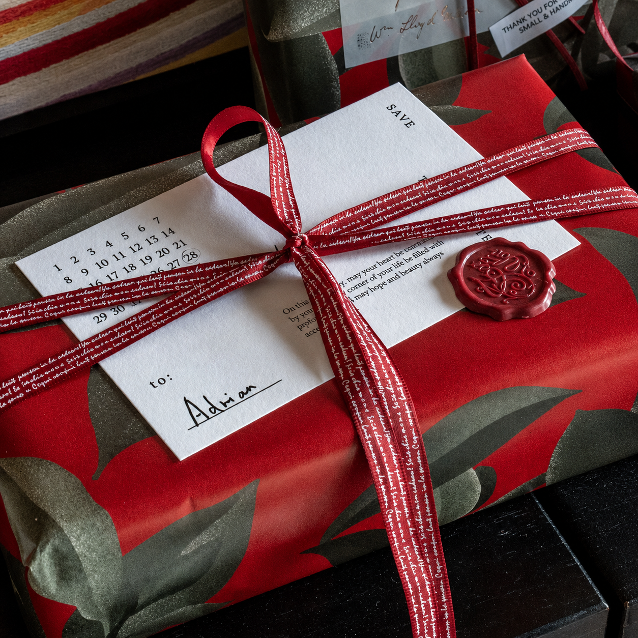 Festive Women’s Day Wedding Wrap Paper