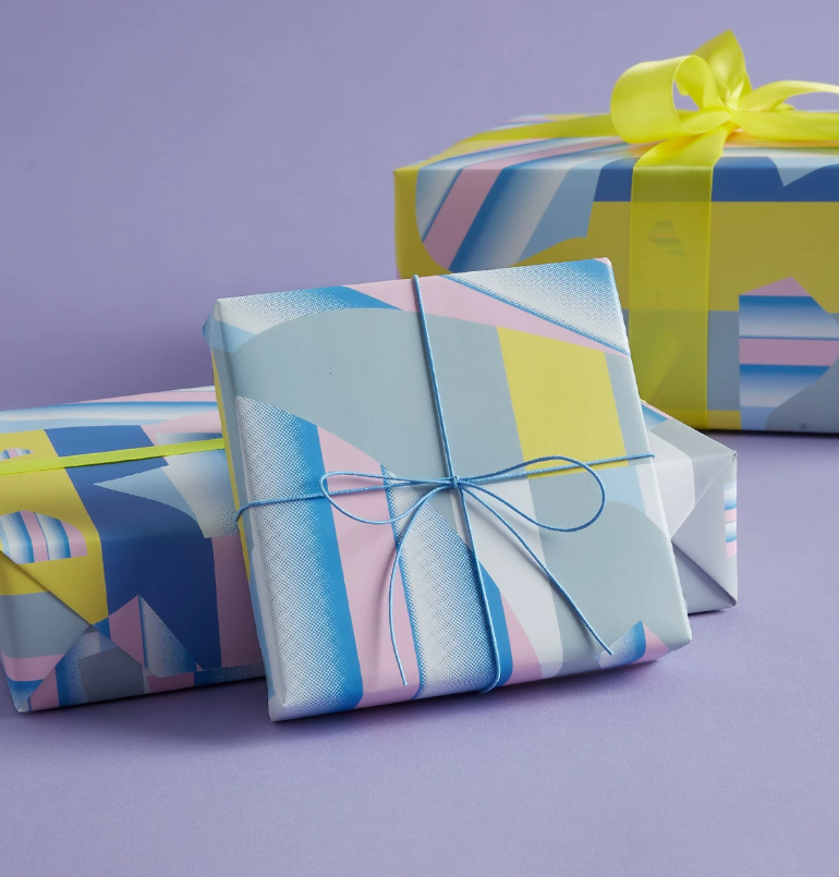 Fresh Minimal Gift Wrap Paper Set