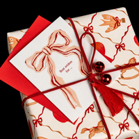 Elegant Folded Illustration Greeting Card