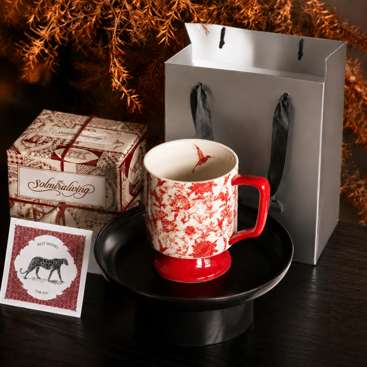 Light Luxury Retro Coffee Mug Gift Box
