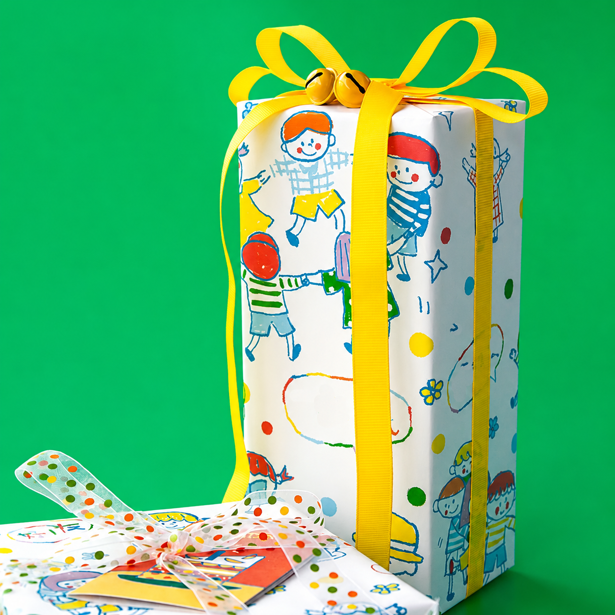 Cute Kids Birthday Gift Wrap Sheet