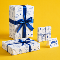 Creative Illustration Gift Wrap Set