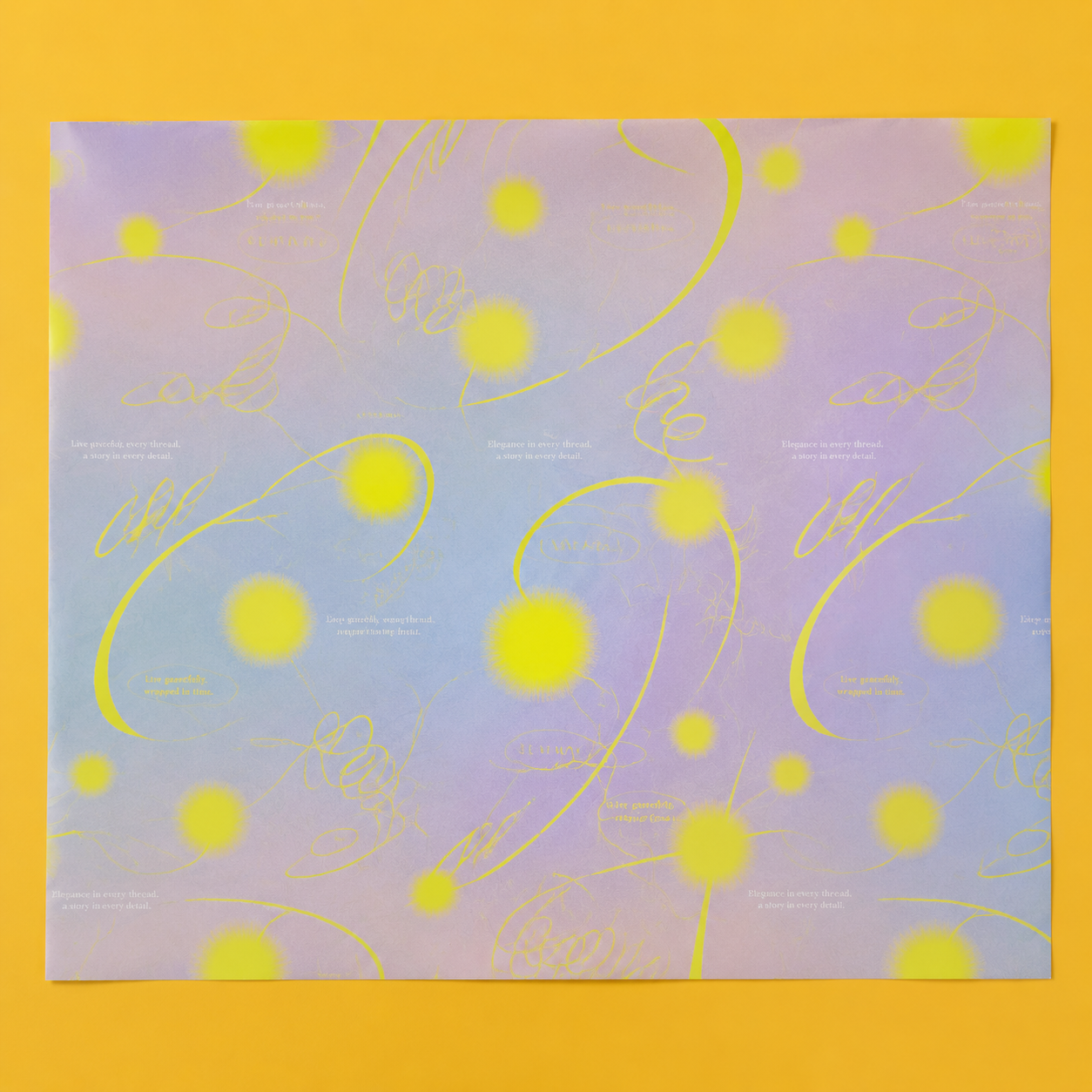 Minimal Wedding Gift Wrap Paper