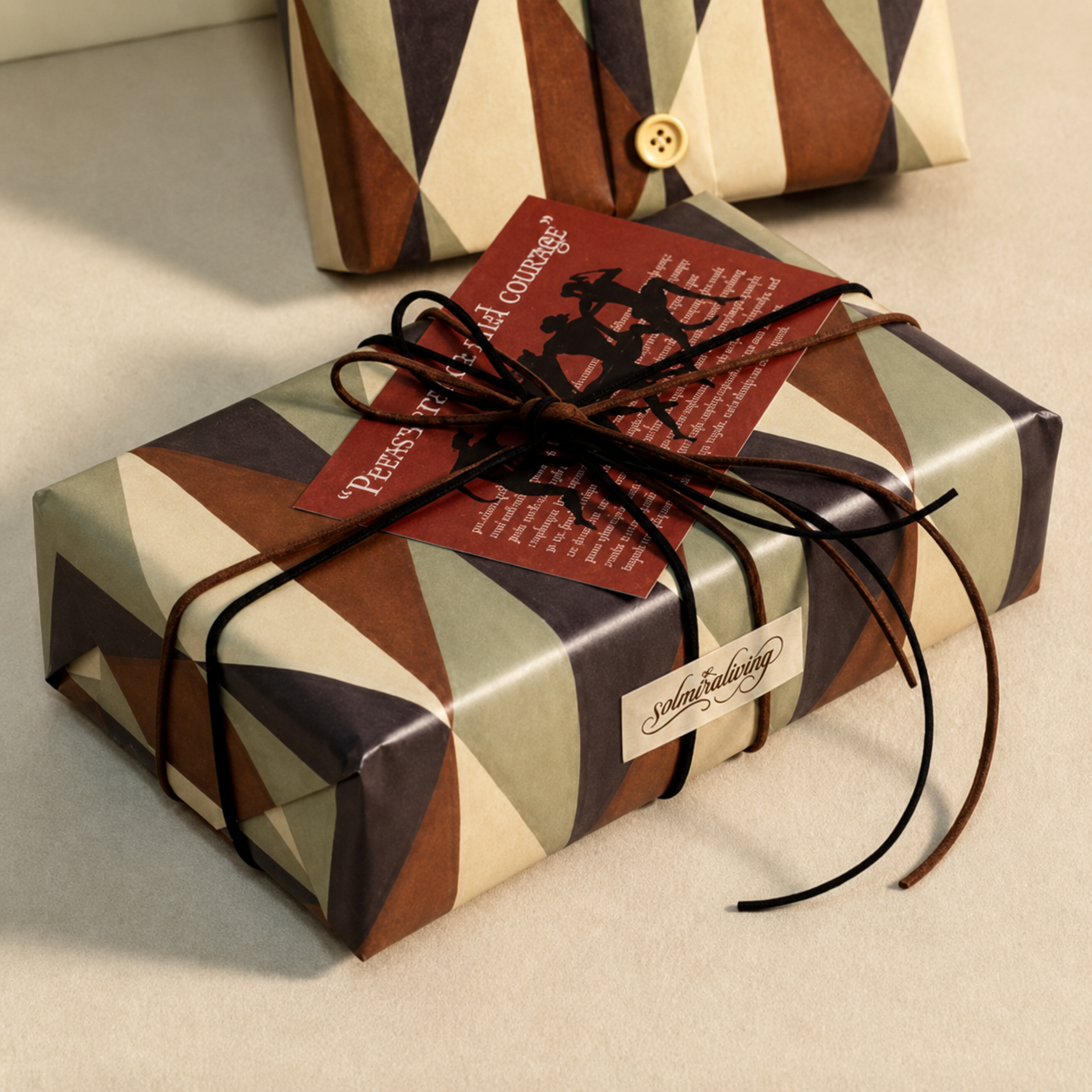 Men’s Retro Birthday Gift Wrap Paper