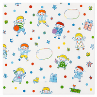 Cute Kids Birthday Gift Wrap Sheet